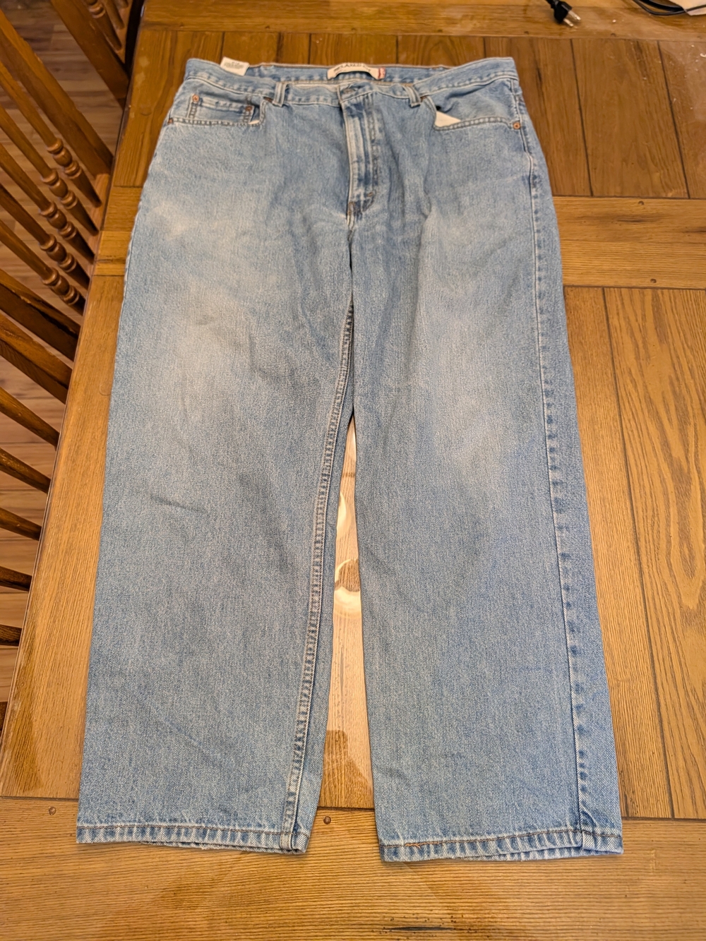 Levi's 550 Relaxed Fit Blue Denim Jeans Men's Size 40x29